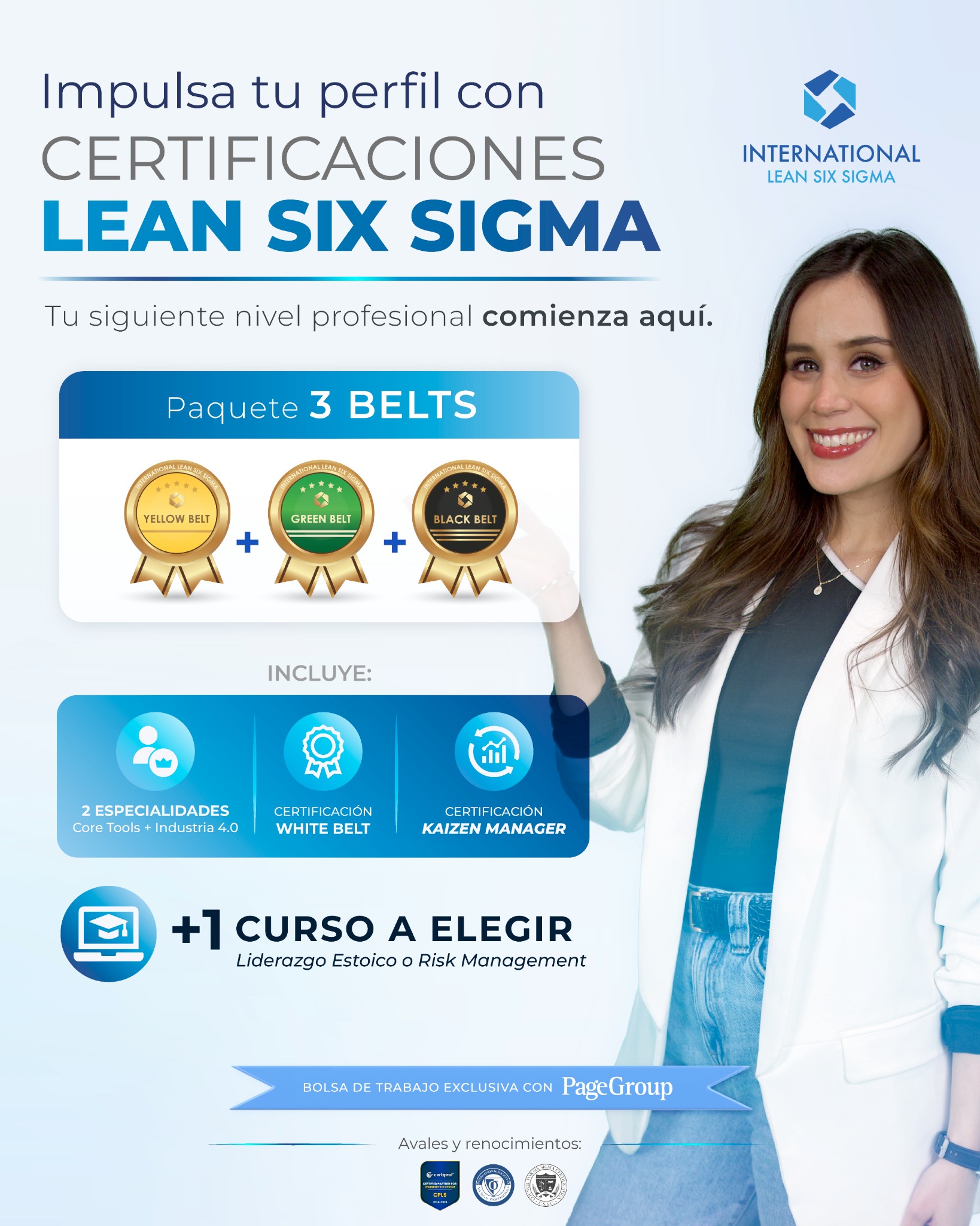 International Lean Six Sigma Facebook ad from Aug 3, 2026