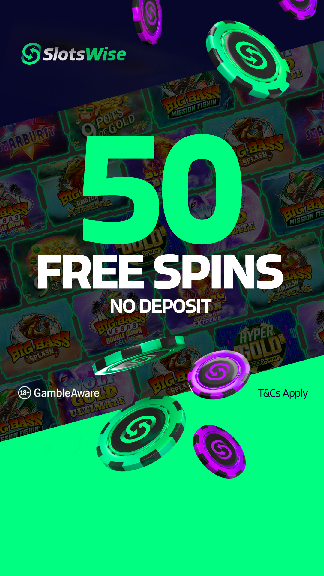 SlotsWise Facebook ad from Jun 2, 2026