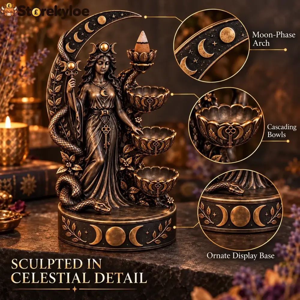 Storekyloe Facebook ad: Mystical Home Decor｜Enchanted Goddess Backflow Incense…