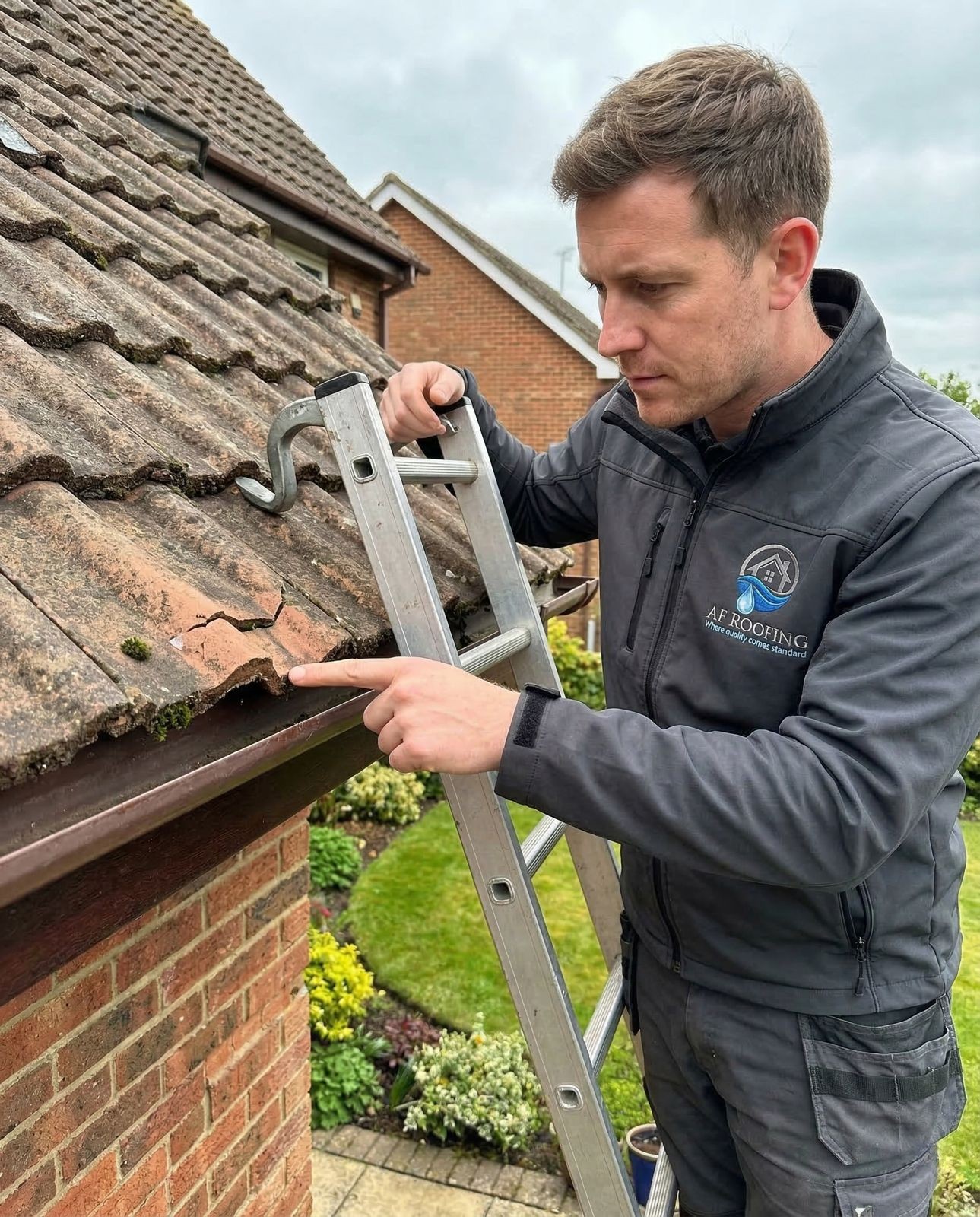 AF Roofing & Roughcast Facebook ad: Worried About Your Roof? Get the Truth