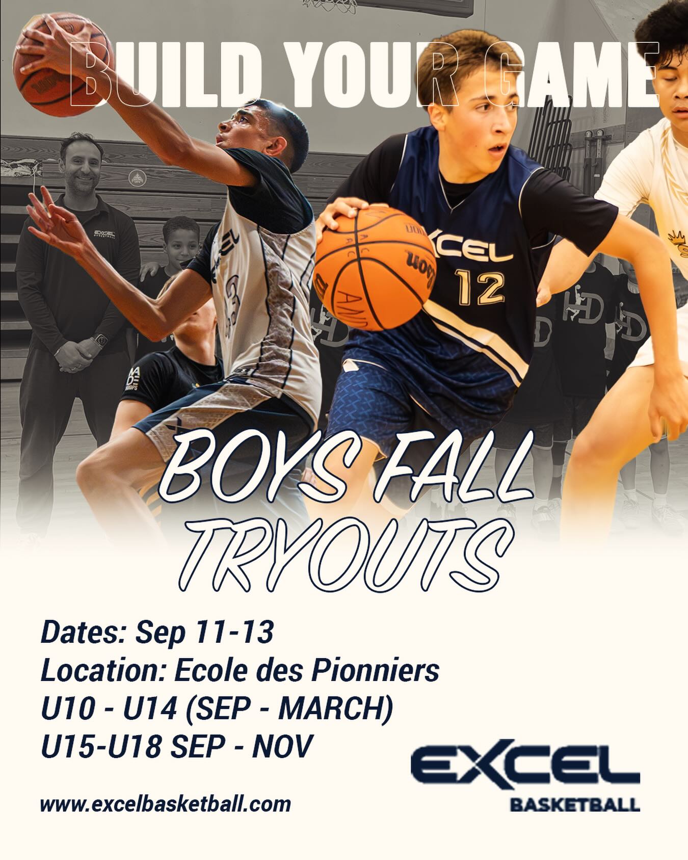Excel Basketball Facebook ad