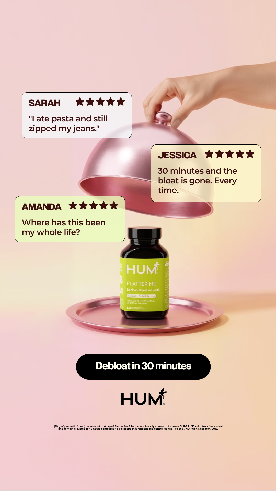 HUM Nutrition Facebook ad