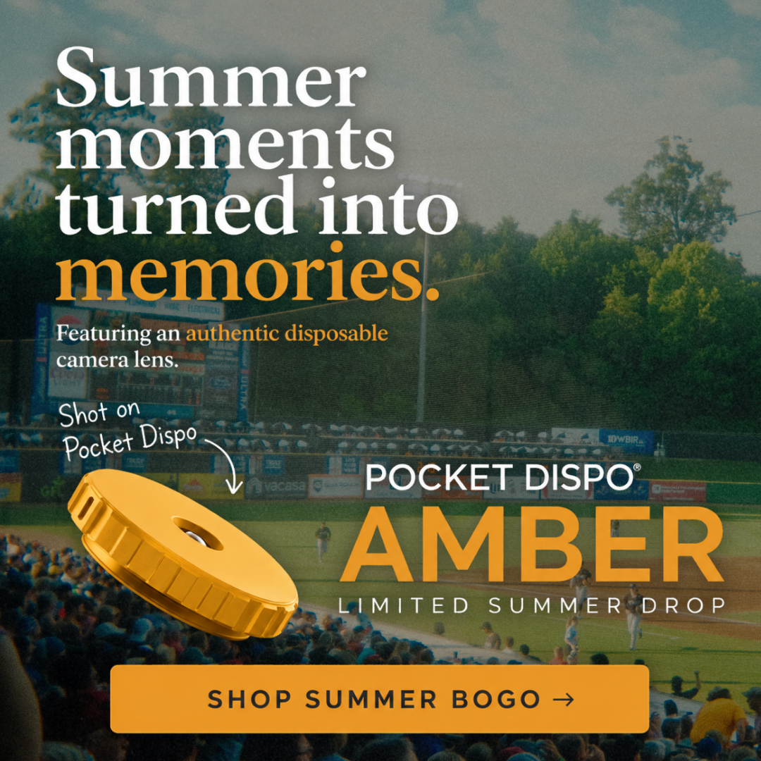 Pocket Dispo Facebook ad: BOGO Summer Lens Drop