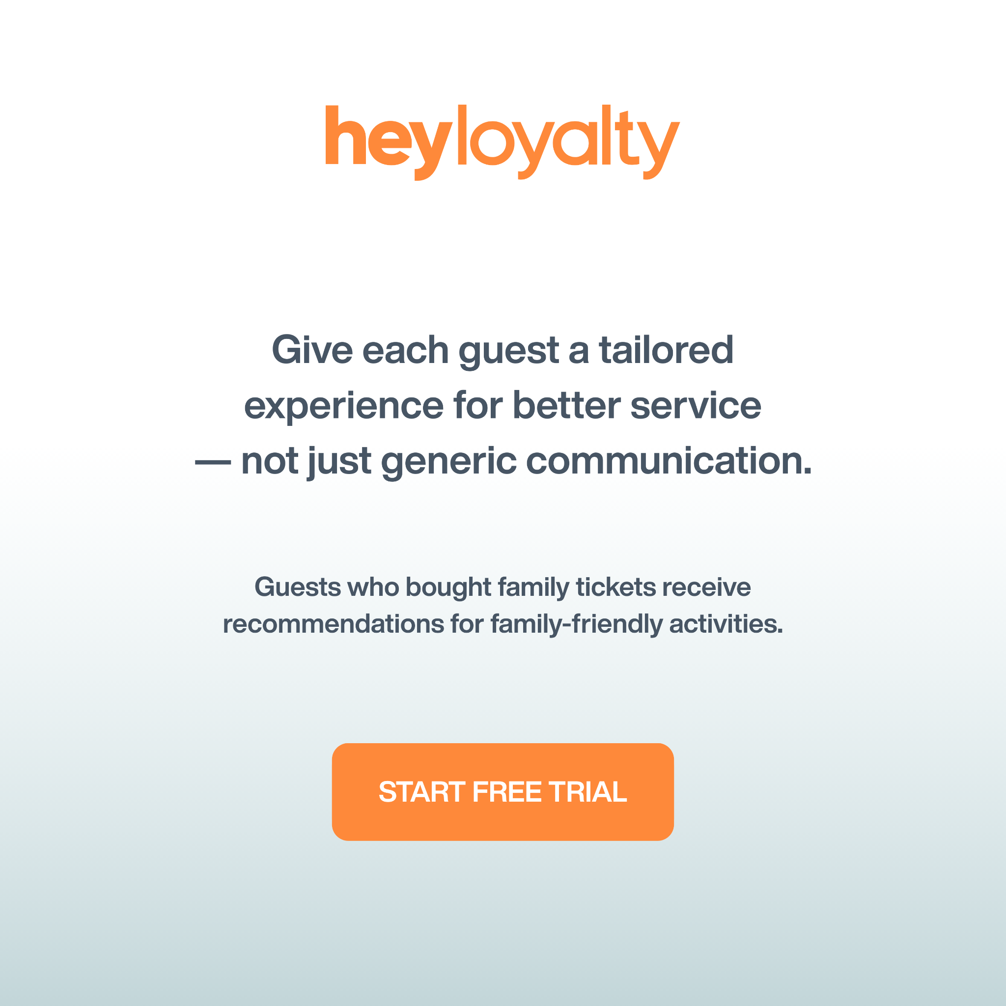 Heyloyalty Facebook ad