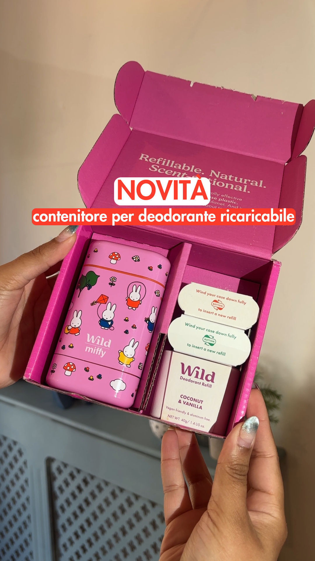 Wild Facebook ad: Un profumo da sogno: scopri il deodorante stick Miffy x Wild