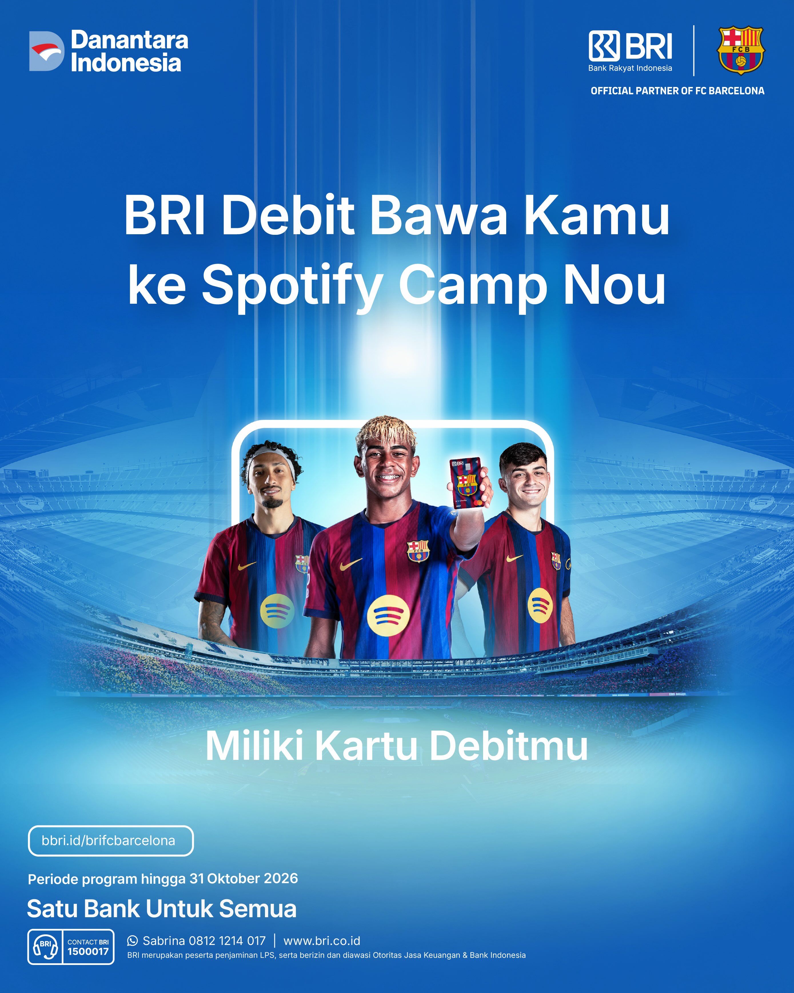 BANK BRI Facebook ad: Sobat BRI, Kemenangan manis Spanyol jadi bukti nyata…