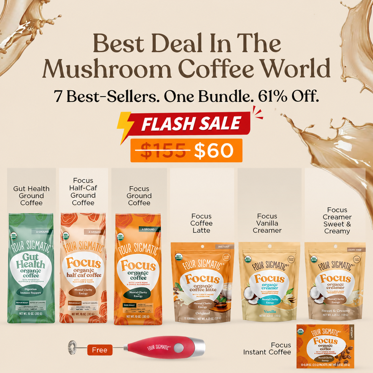 Four Sigmatic Facebook ad