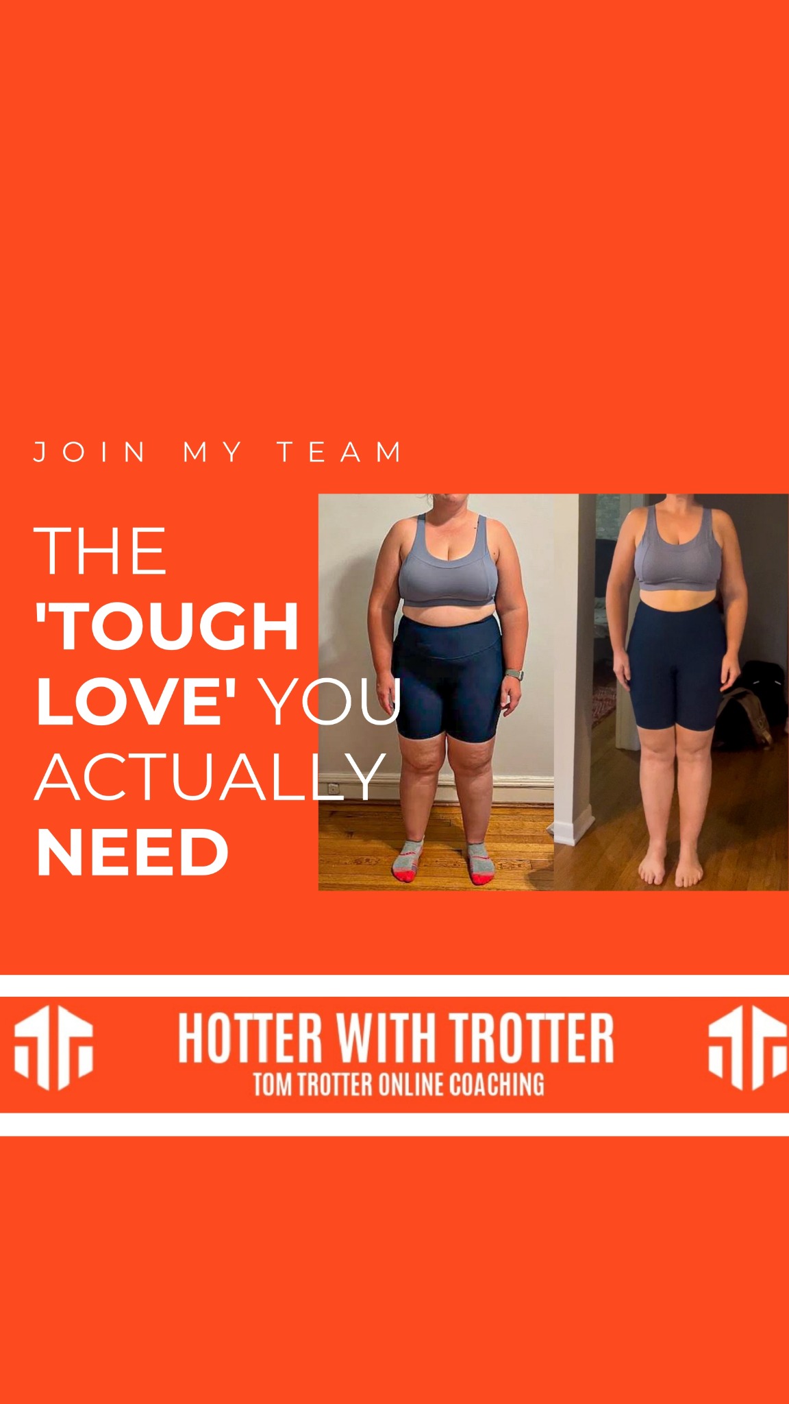 TOM Trotter Facebook ad: Get Lean, Strong & Confident