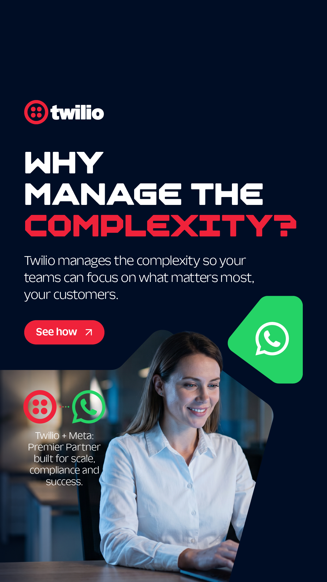 Twilio Facebook ad