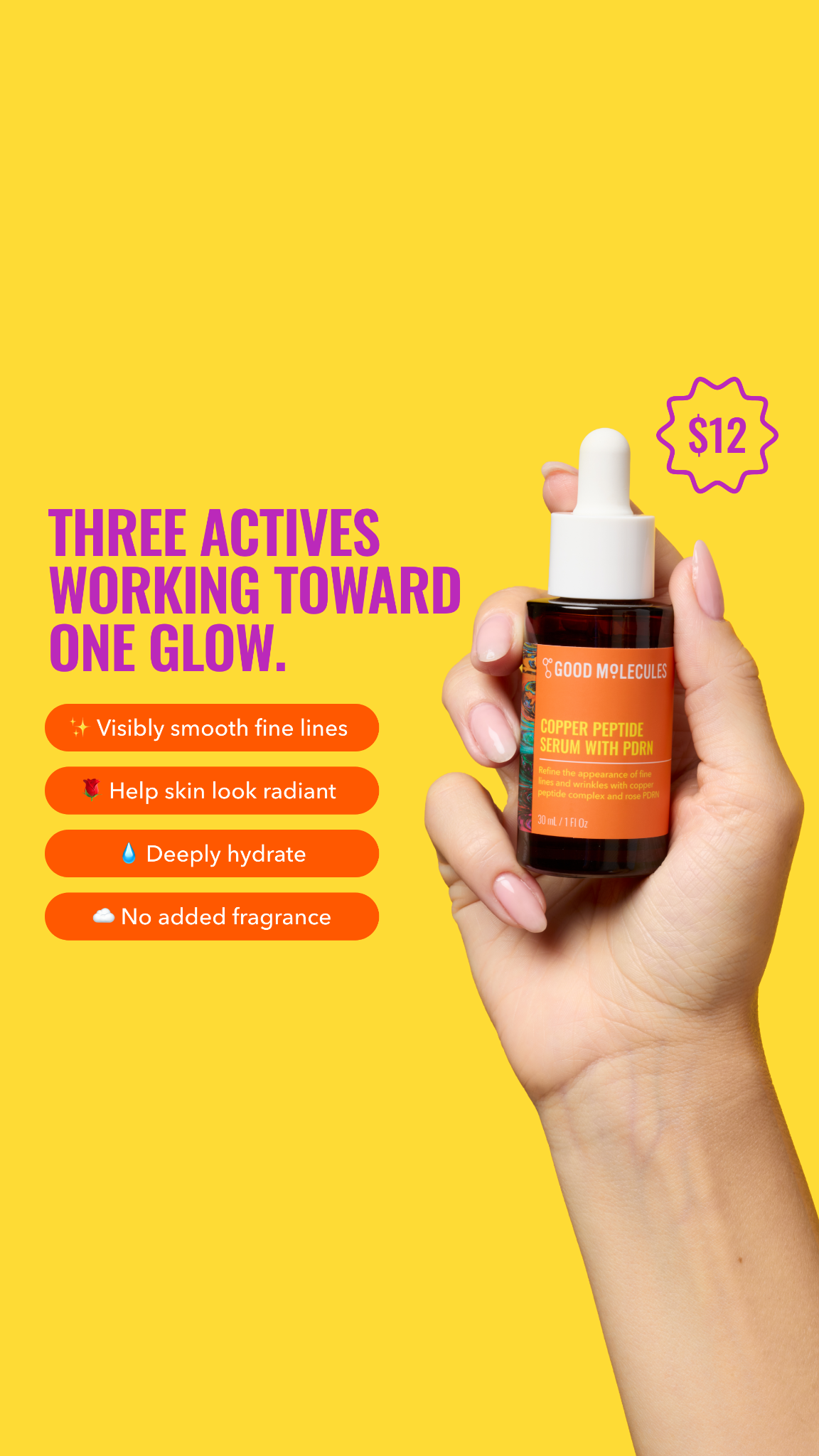 Good Molecules Facebook ad