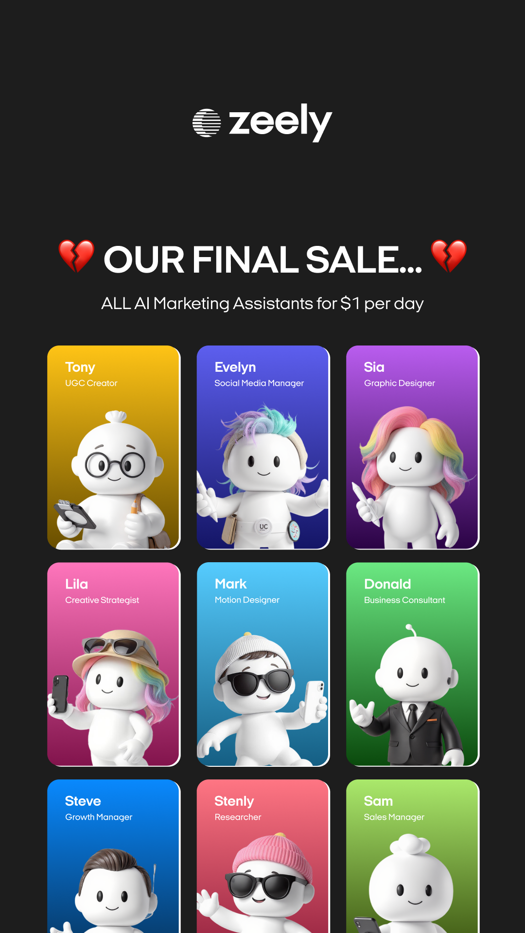 Zeely Facebook ad