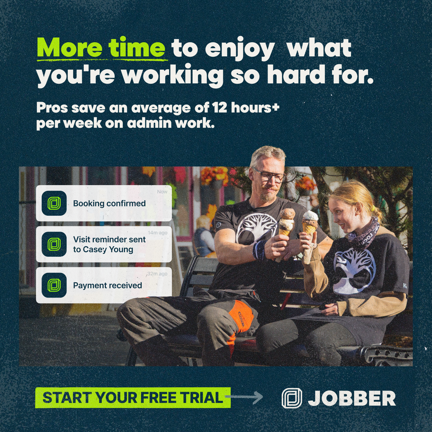 Jobber Facebook ad