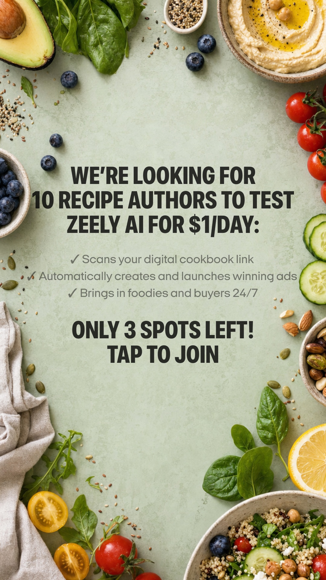 Zeely Facebook ad
