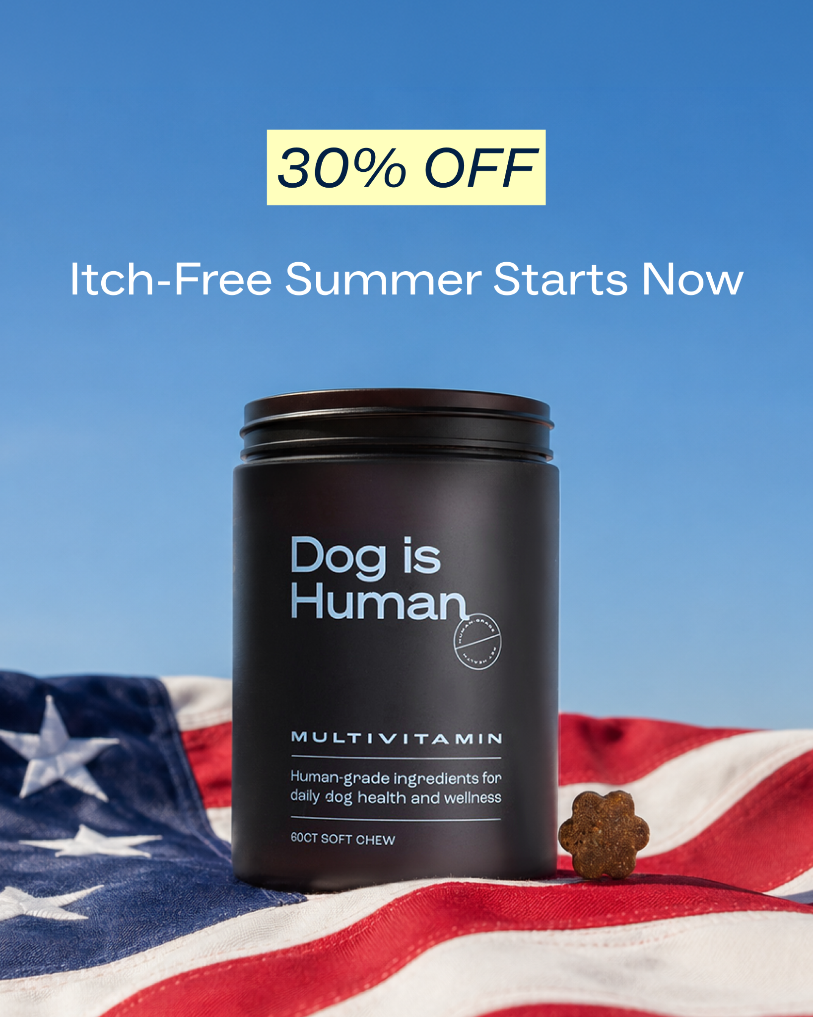 Dog is Human Facebook ad