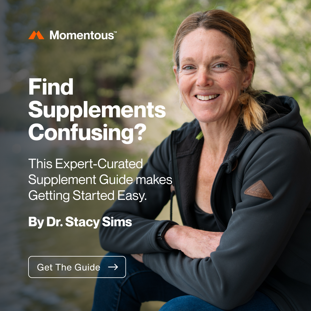 Dr. Stacy Sims Facebook ad: My Supplement Guide