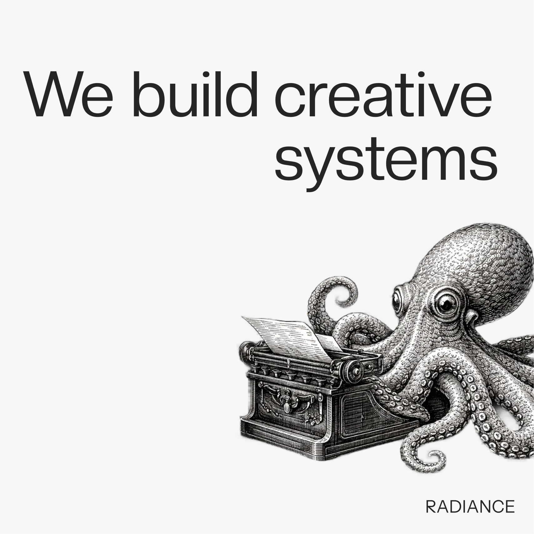 Radiance Digital Design Facebook ad: Behind every great brand is a great process.