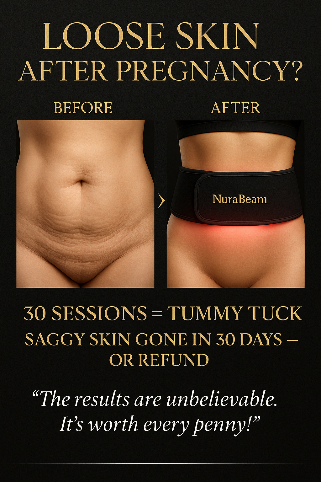 Nura Beam inc. Facebook ad