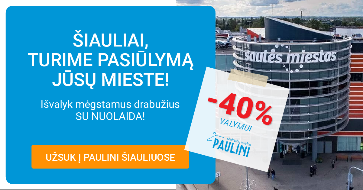 Paulini - drabužių valykla Facebook ad