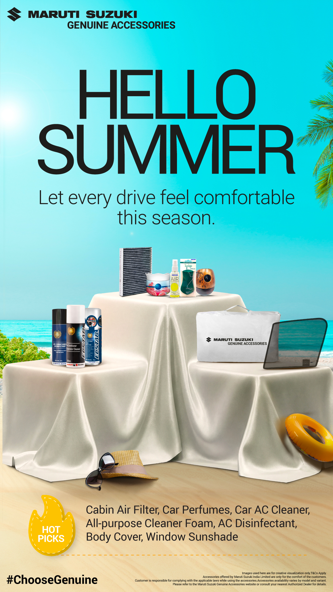Maruti Suzuki Genuine Parts and Accessories Facebook ad