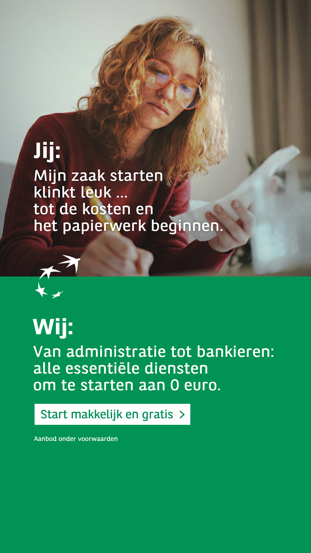 BNP Paribas Fortis België Facebook ad