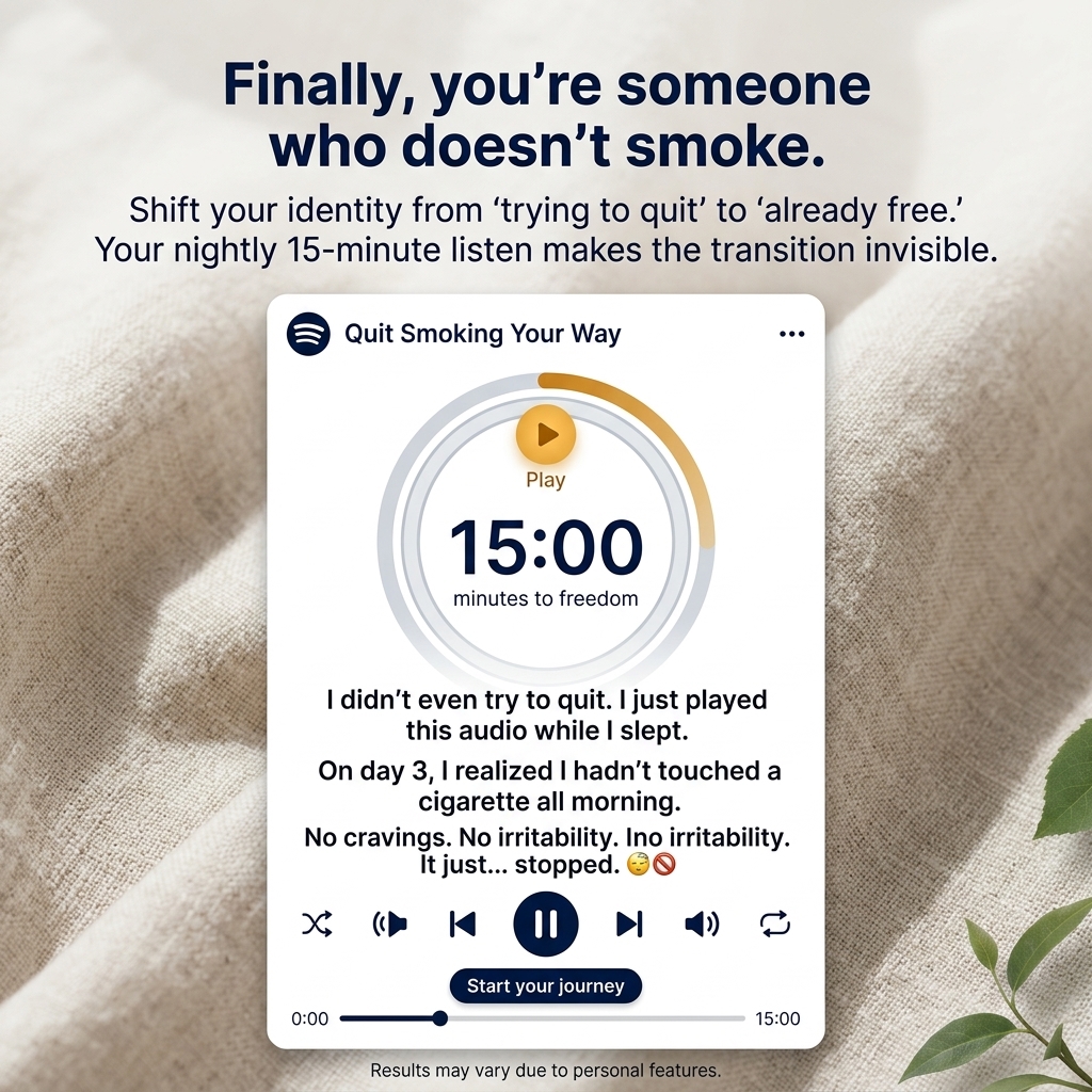 Hypnosis to Stop Smoking Facebook ad