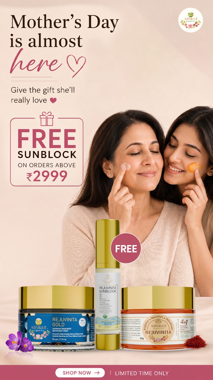 Vanaura Organics - Ayurveda Based Advanced Organic Skin & Haircare Facebook ad