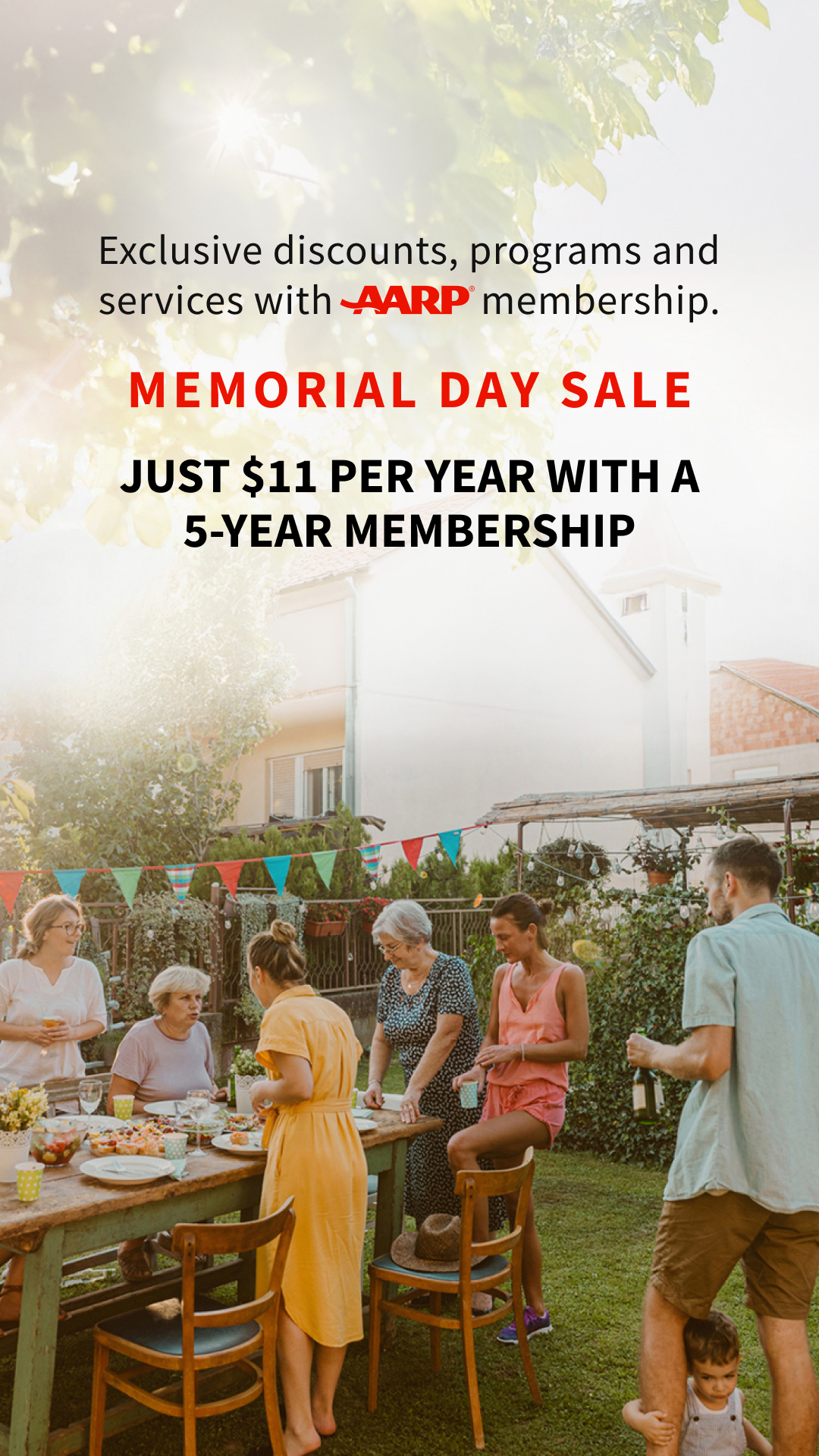 AARP Facebook ad