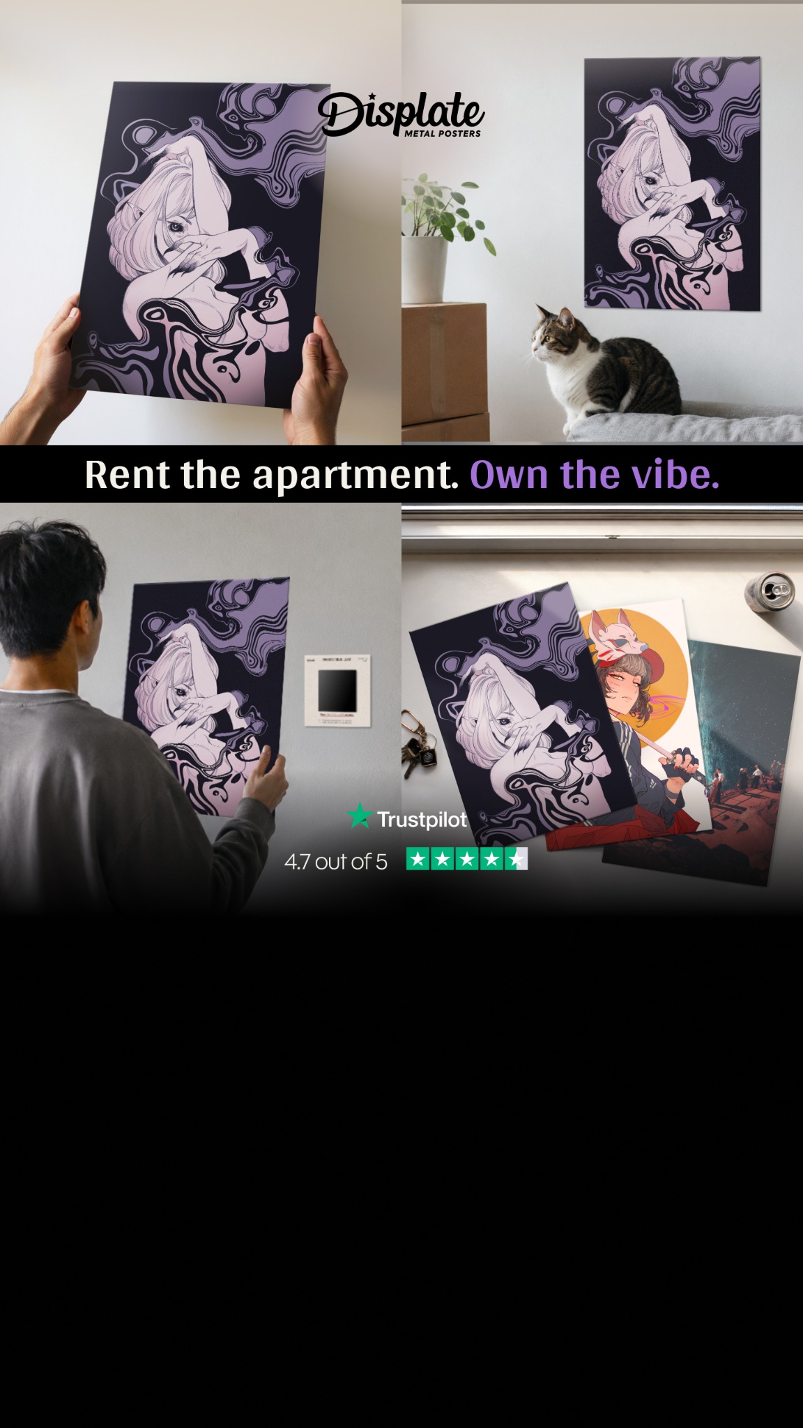 Displate Facebook ad