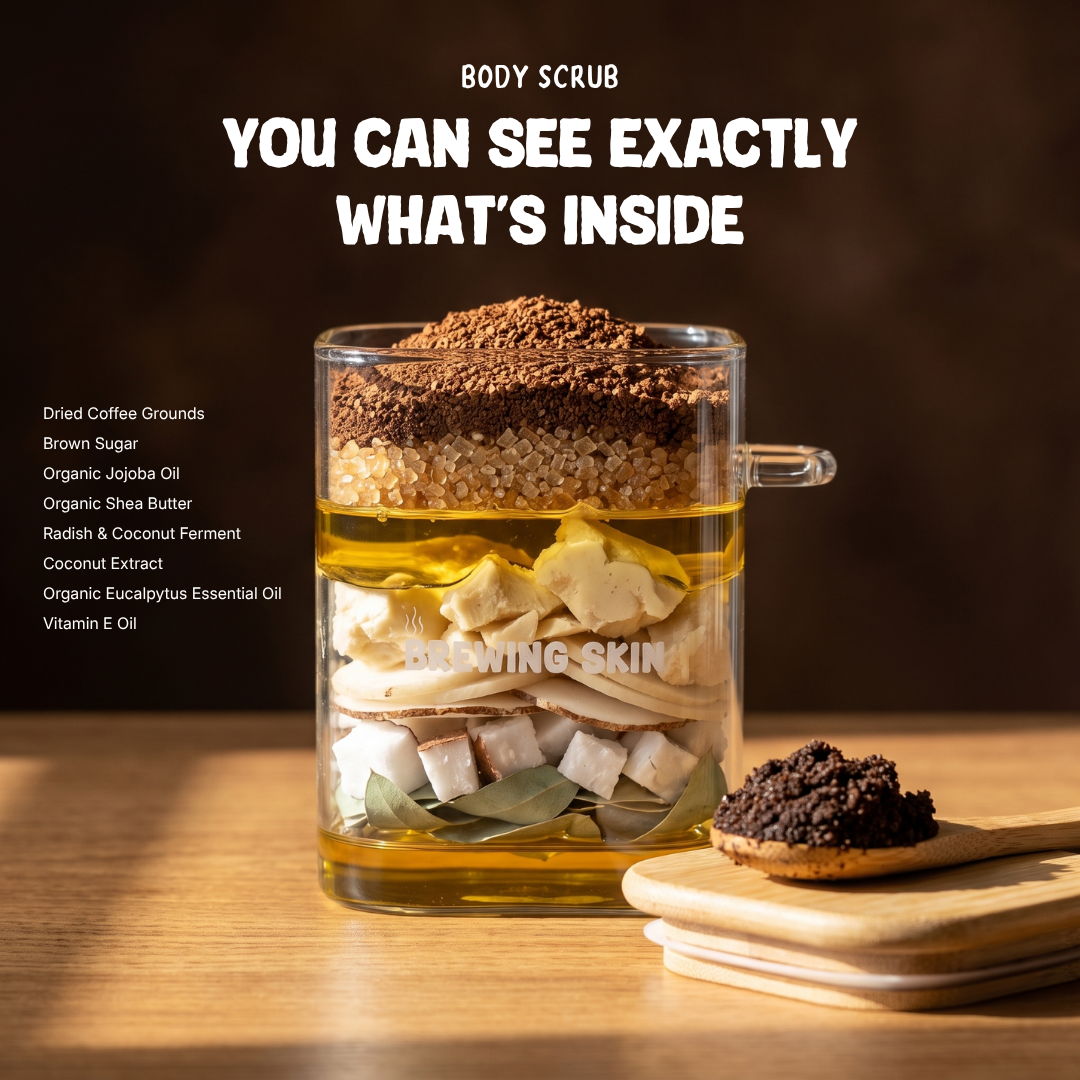 Brewing Skin Facebook ad: Nothing Hidden In The Jar