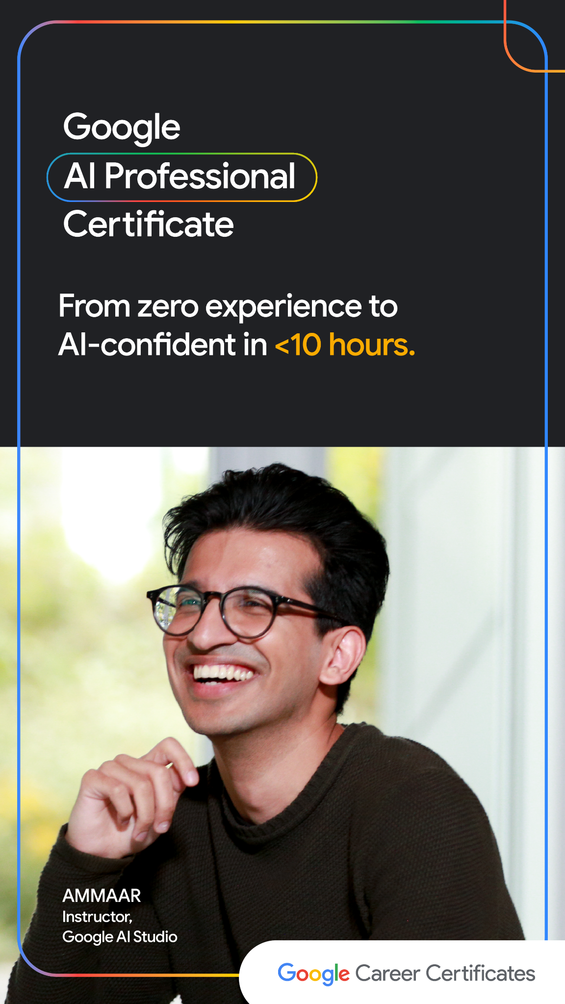 Google Facebook ad