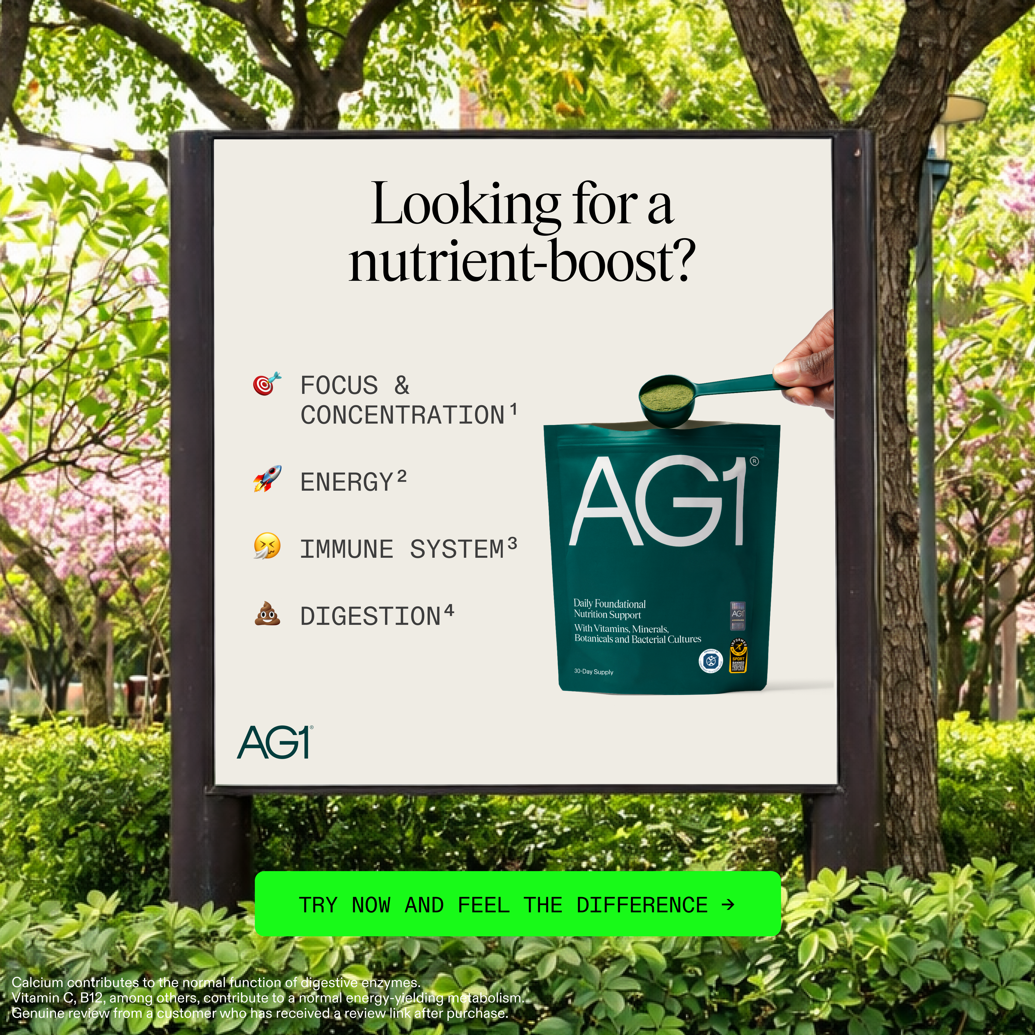 AG1 by Athletic Greens Facebook ad