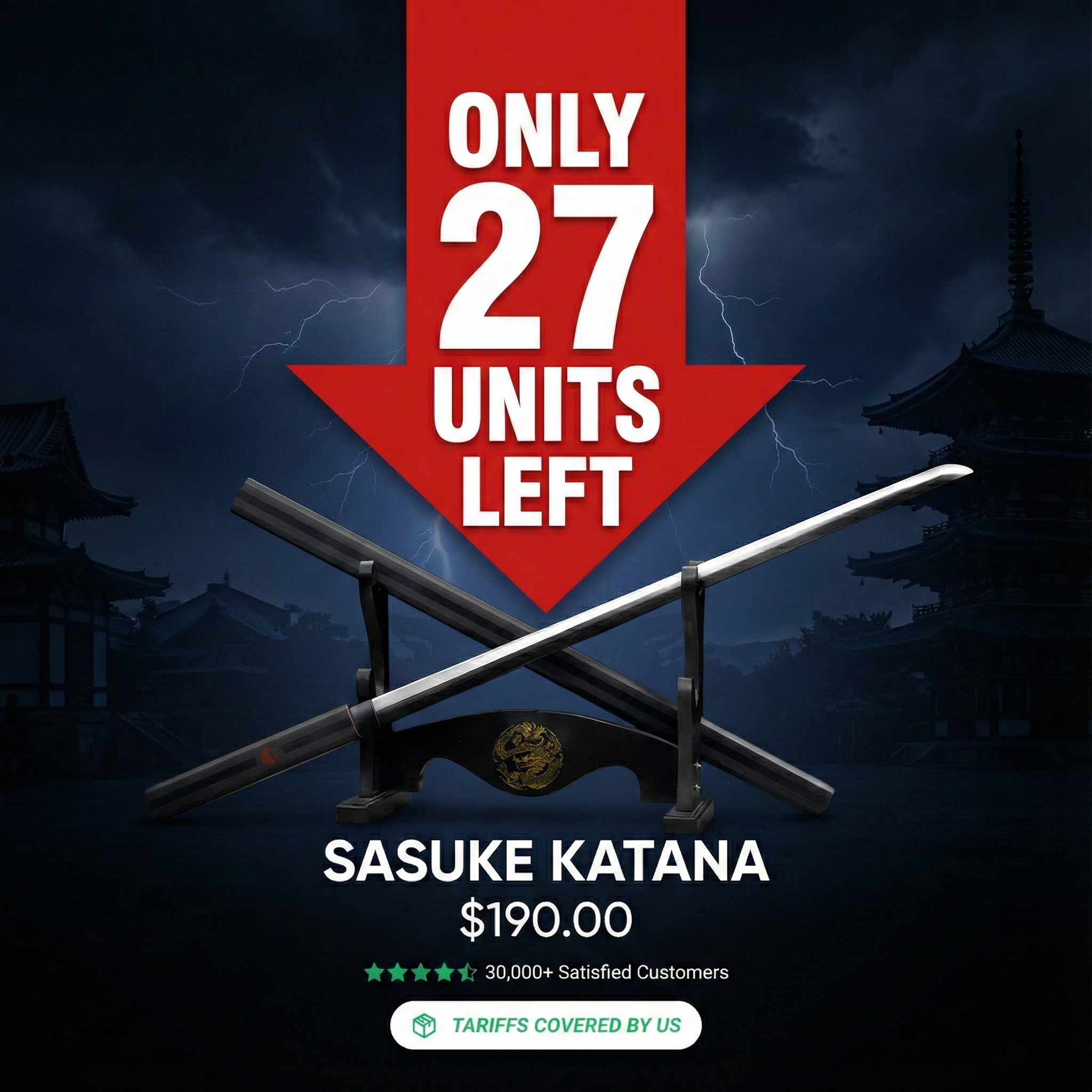 Katana Sword Facebook ad