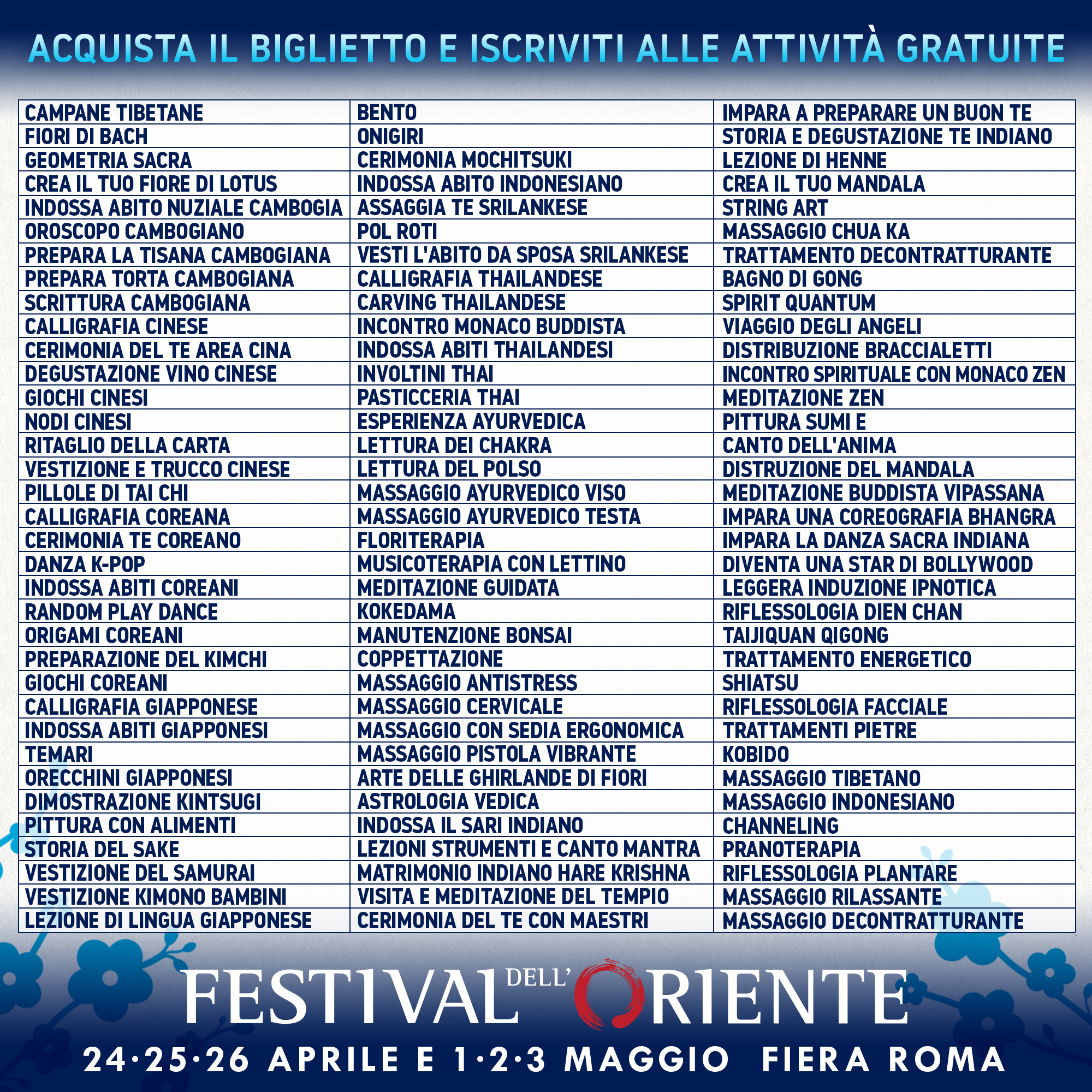 Festival dell'Oriente Facebook ad: NON SOLO GUARDARE.