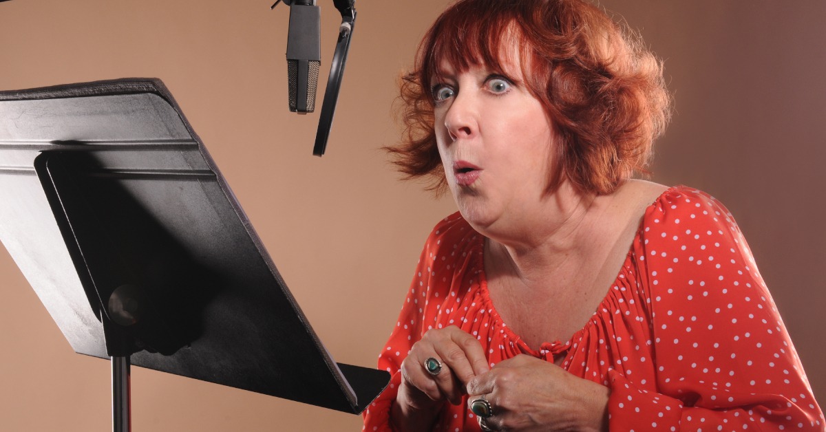 Voicetrax SF Facebook ad: Step into the world of voice acting with…