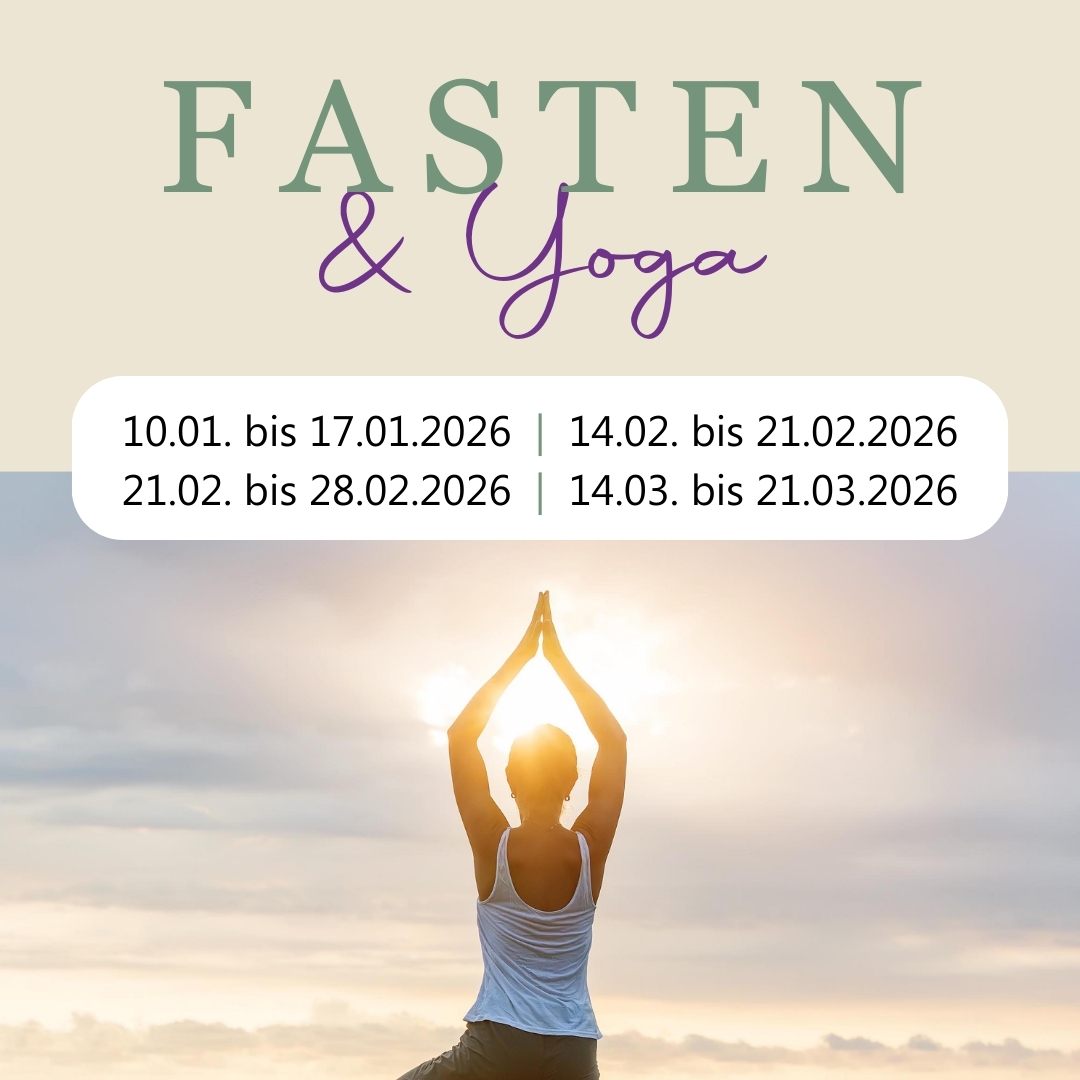 Hufeland Klinik Facebook ad: Basefasten&Golf, Fasten&Yoga, Basenfasten&Yoga…