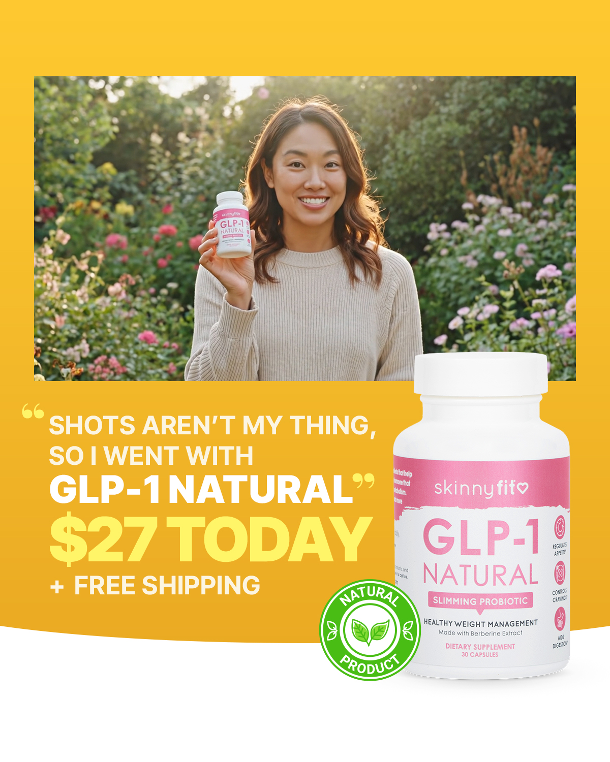 SkinnyFit Facebook ad
