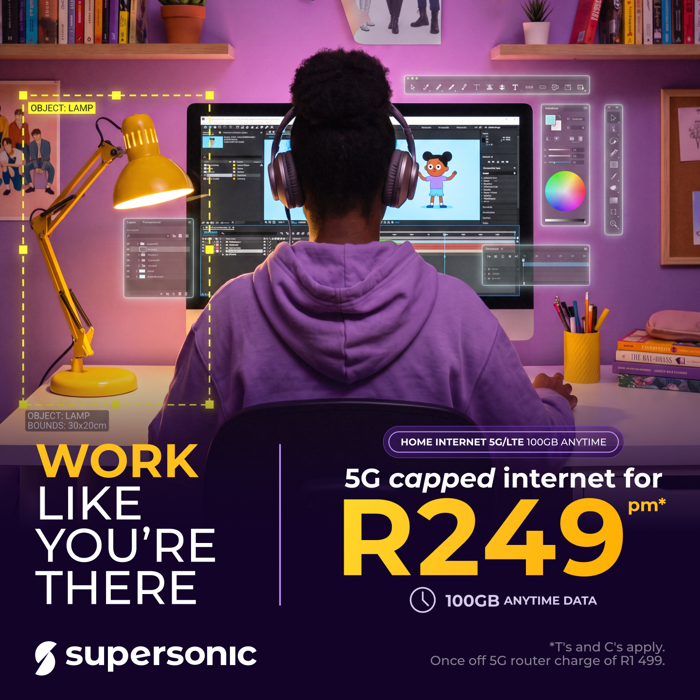 Supersonic Fibre Facebook ad