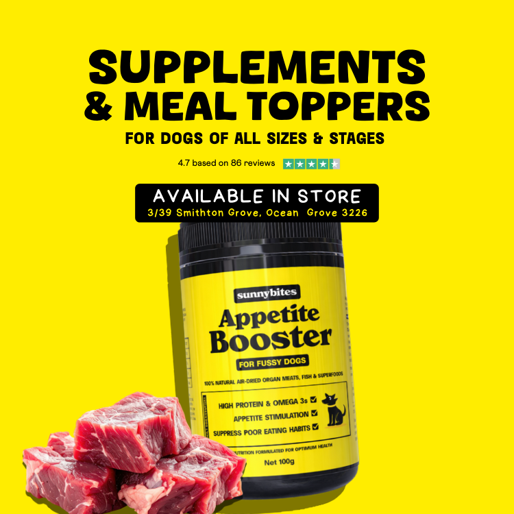 Pets Corner Store Facebook ad: Organic Supplements for Dogs