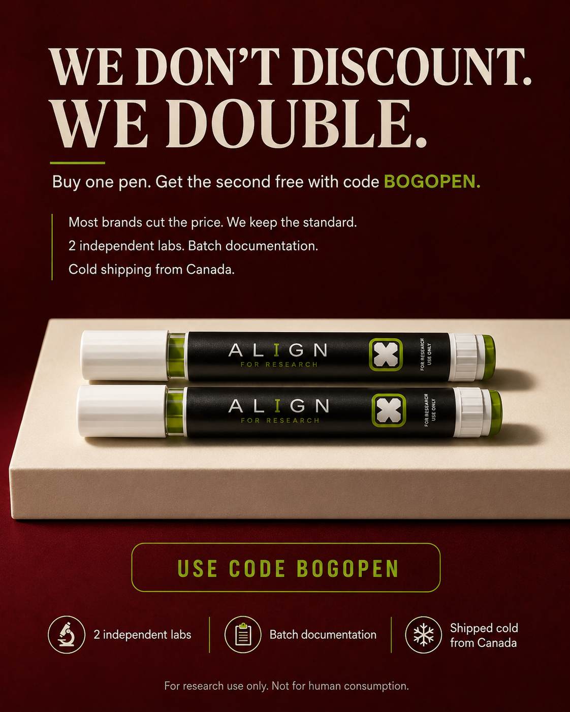 Align BioSciences Facebook ad