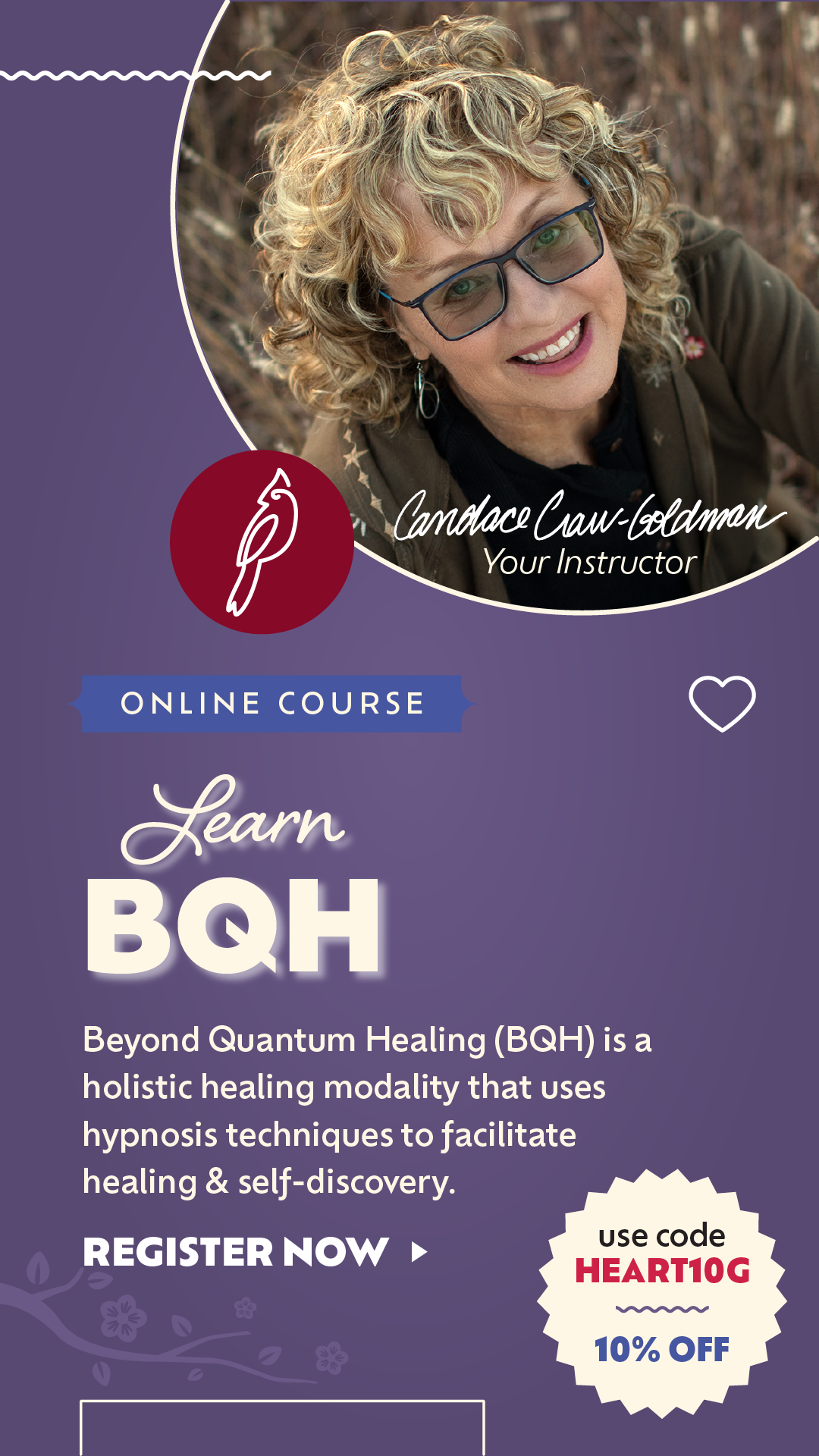 Quantum Healers Facebook ad from Mar 24, 2025