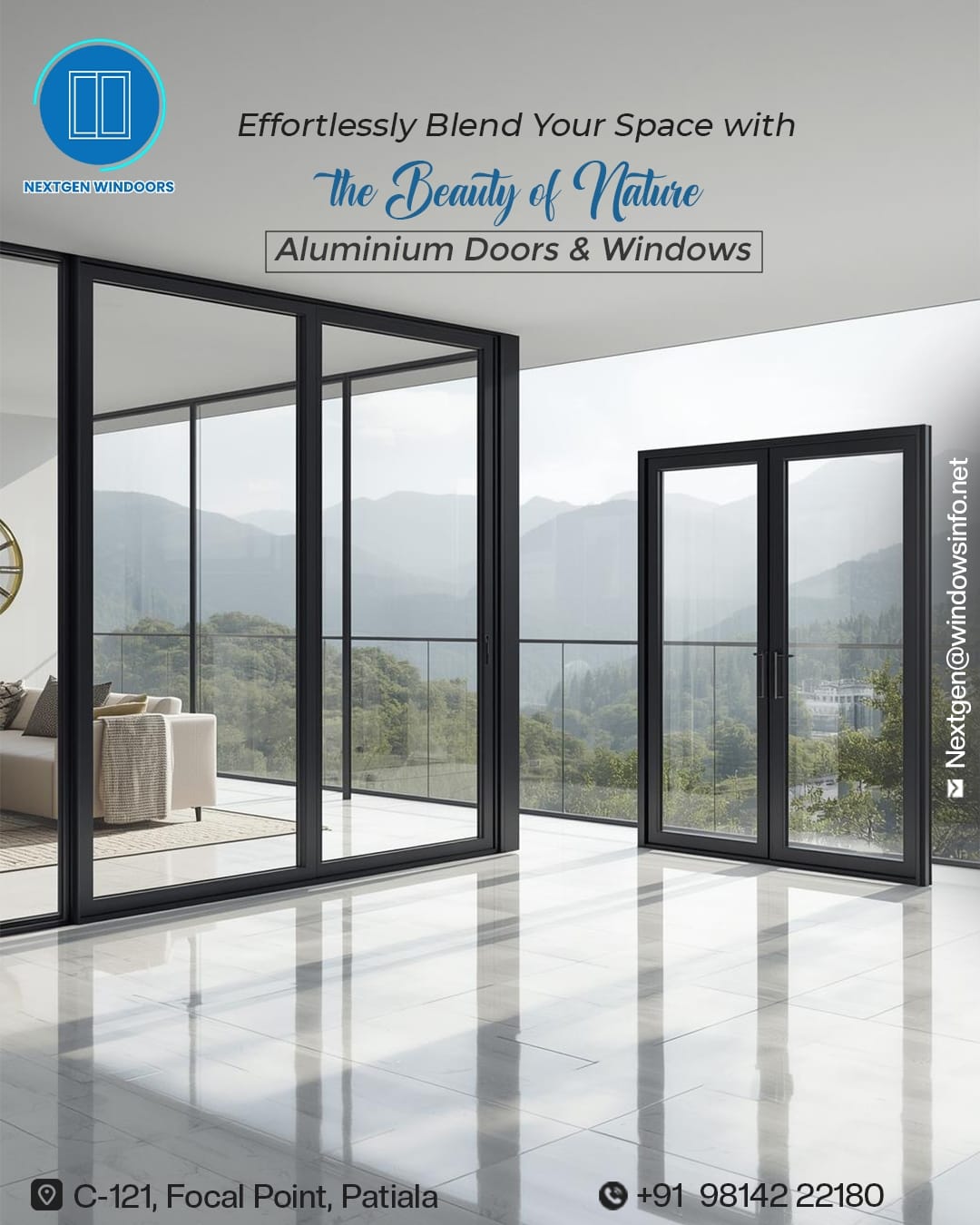 NextGen Windoors Facebook ad: Limited Slots: Upgrade to Aluminium Now