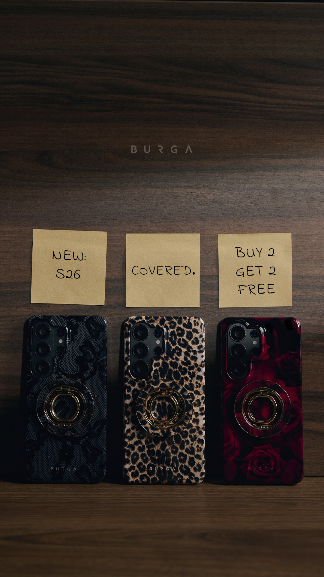 BURGA Cases Facebook ad