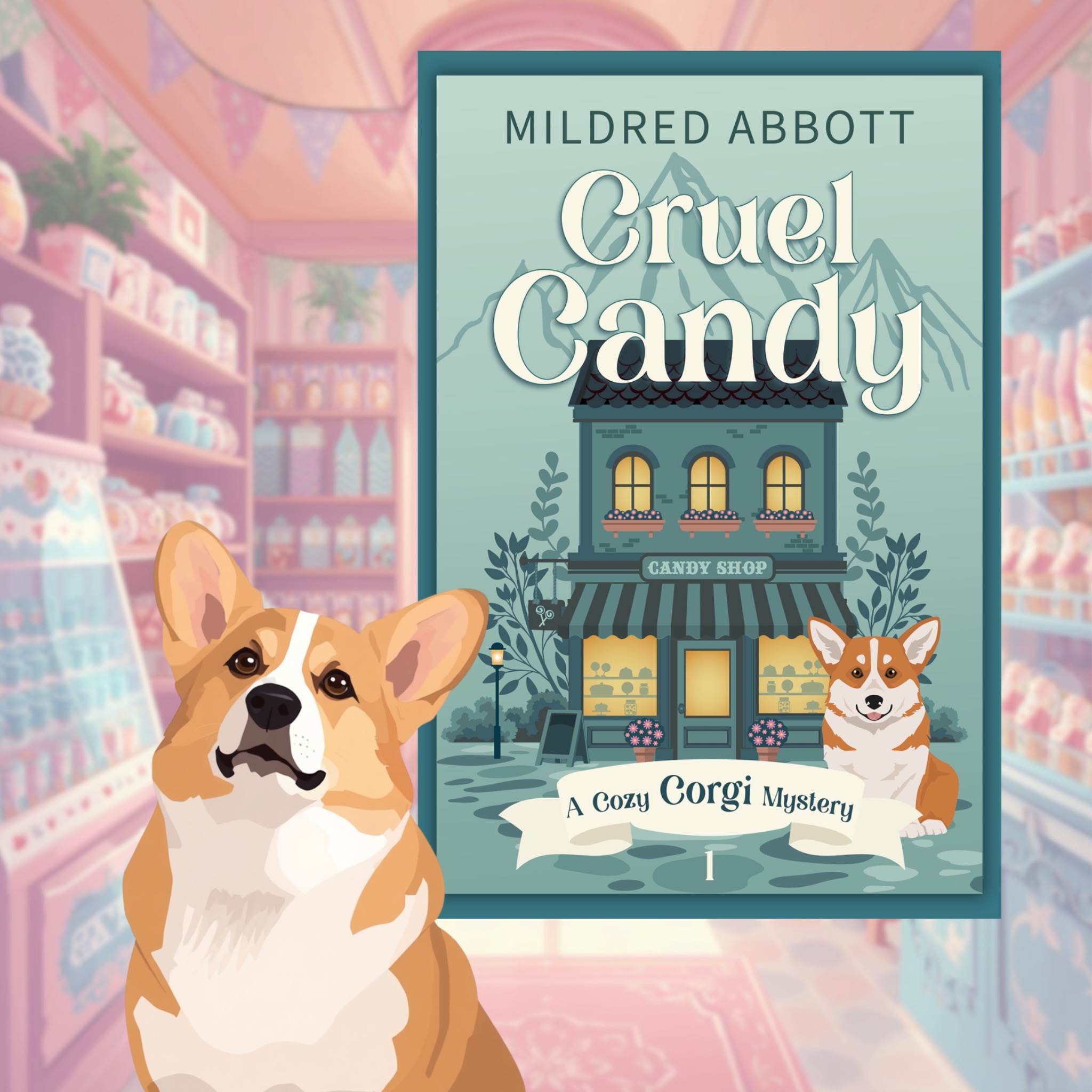 Mildred Abbott's Cozy Mysteries Facebook ad