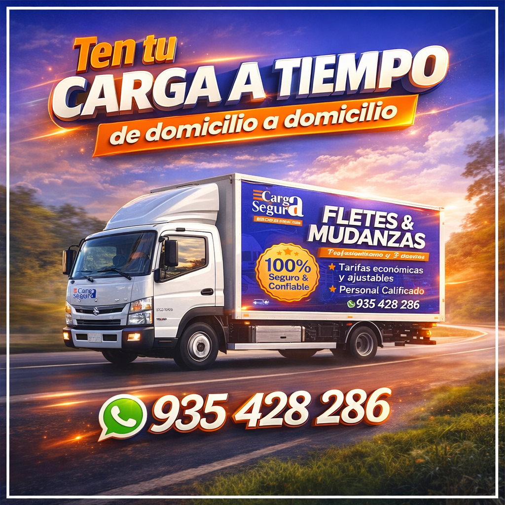 Carga Segura Facebook ad: Fletes y Mudanzas, ESTAMOS EN TODO EL PERÚ…
