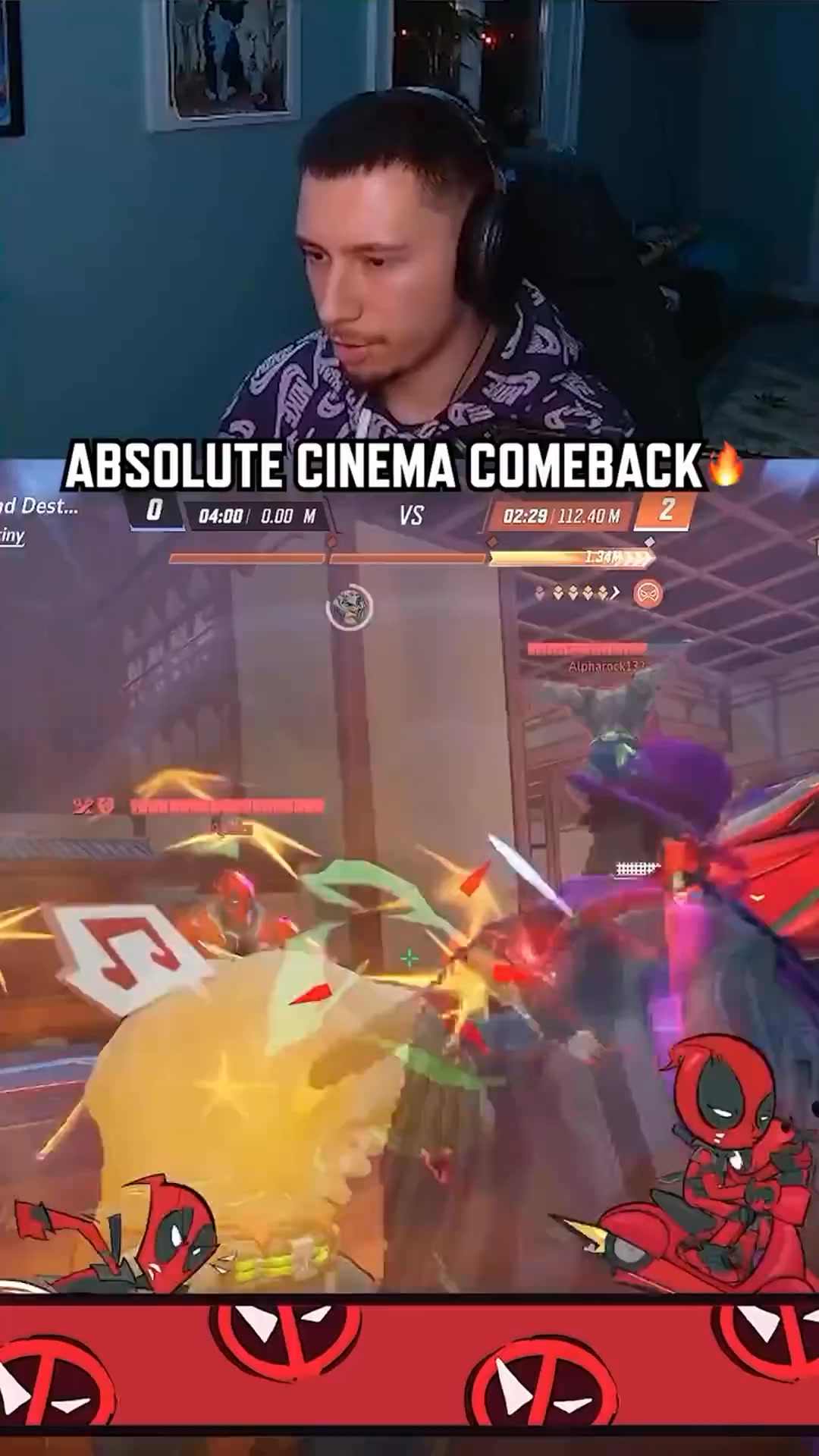 Players' Lounge Facebook ad: Bet On Yourself Playing Marvel Rivals