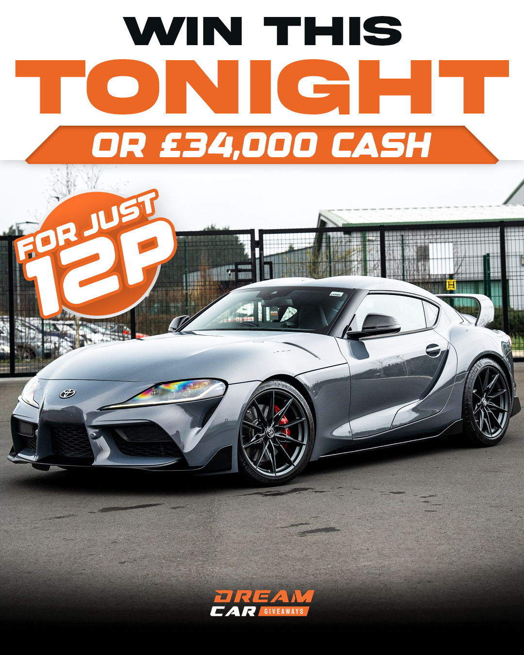 Dream Car Giveaways Facebook ad