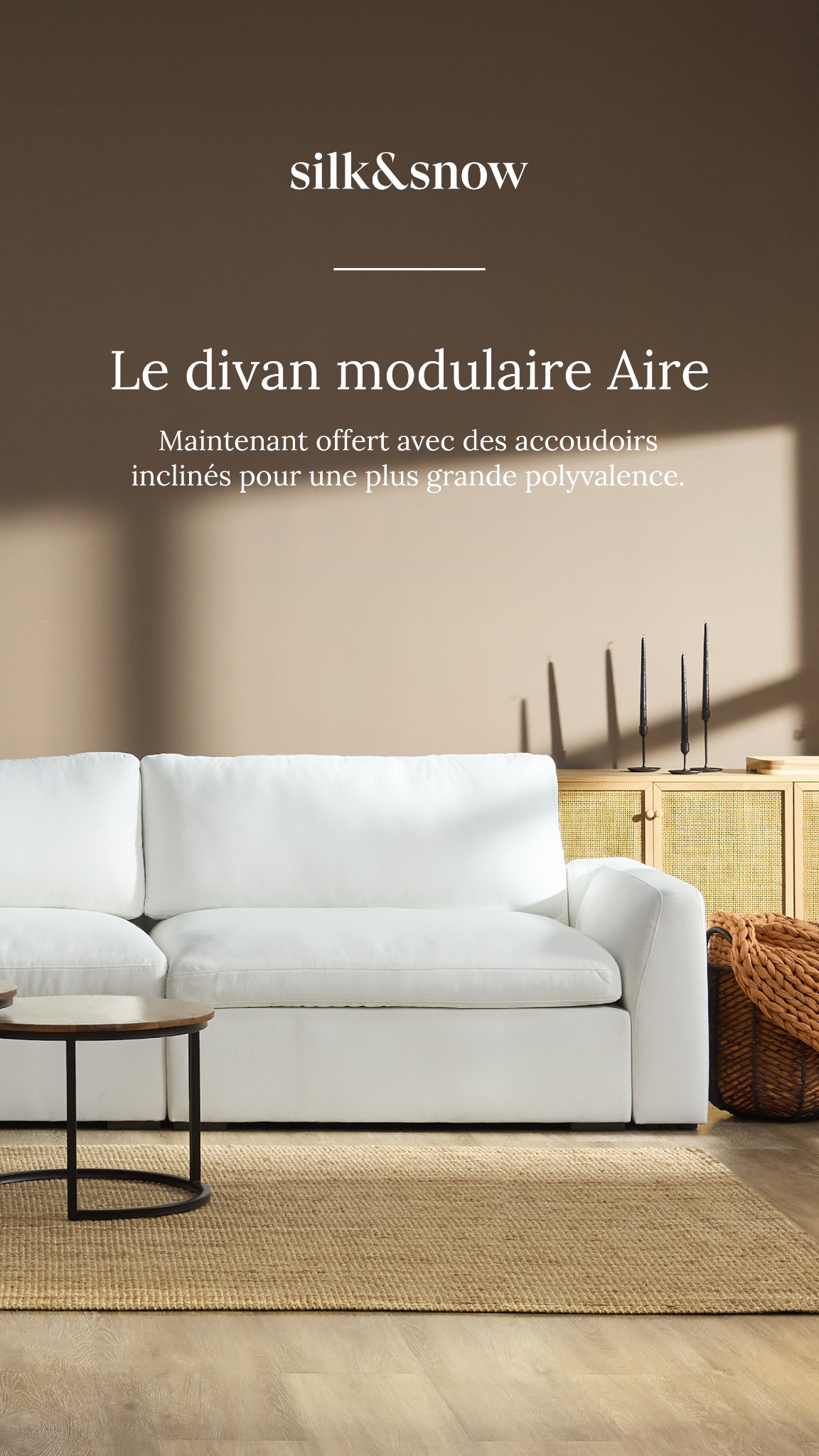 Maison Silk & Snow Facebook ad