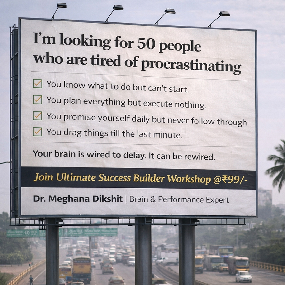 Success Gyan India SG Facebook ad: Rewire Your Brain. Transform Your Life.
