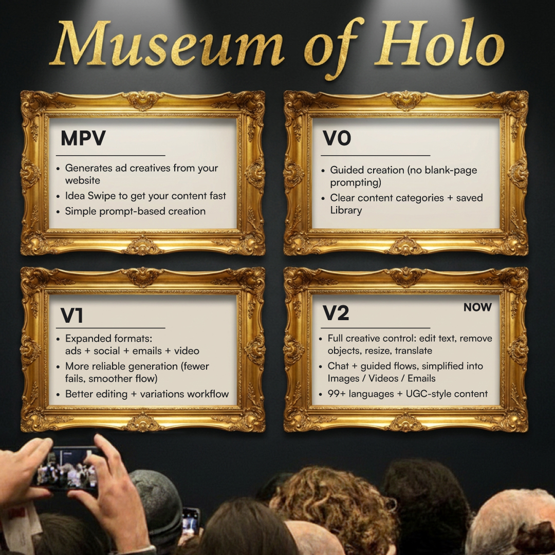 Holo Facebook ad