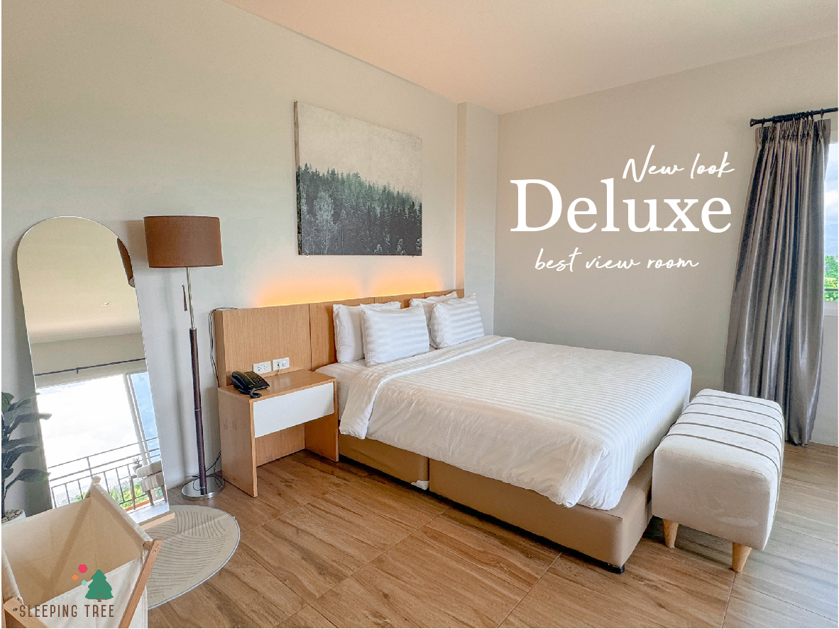 Sleeping Tree hotel-โรงแรมสลีพพิงทรี อ.ฝาง Facebook ad: Deluxe Room โฉมใหม่